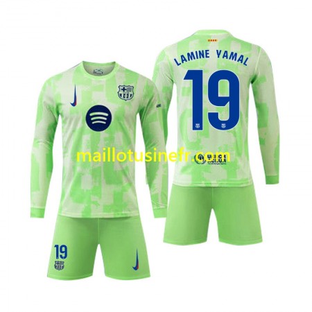 Maillot de Foot FC Barcelone Lamine Yamal 19 Troisième 2024-25 Manches Longues - Enfant Maillot de Foot FC Barcelone Lamine Yamal 19 Troisième 2024-25 Manches Longues - Enfant